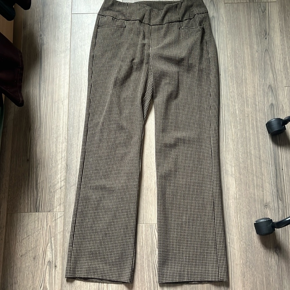Brown checkered pants